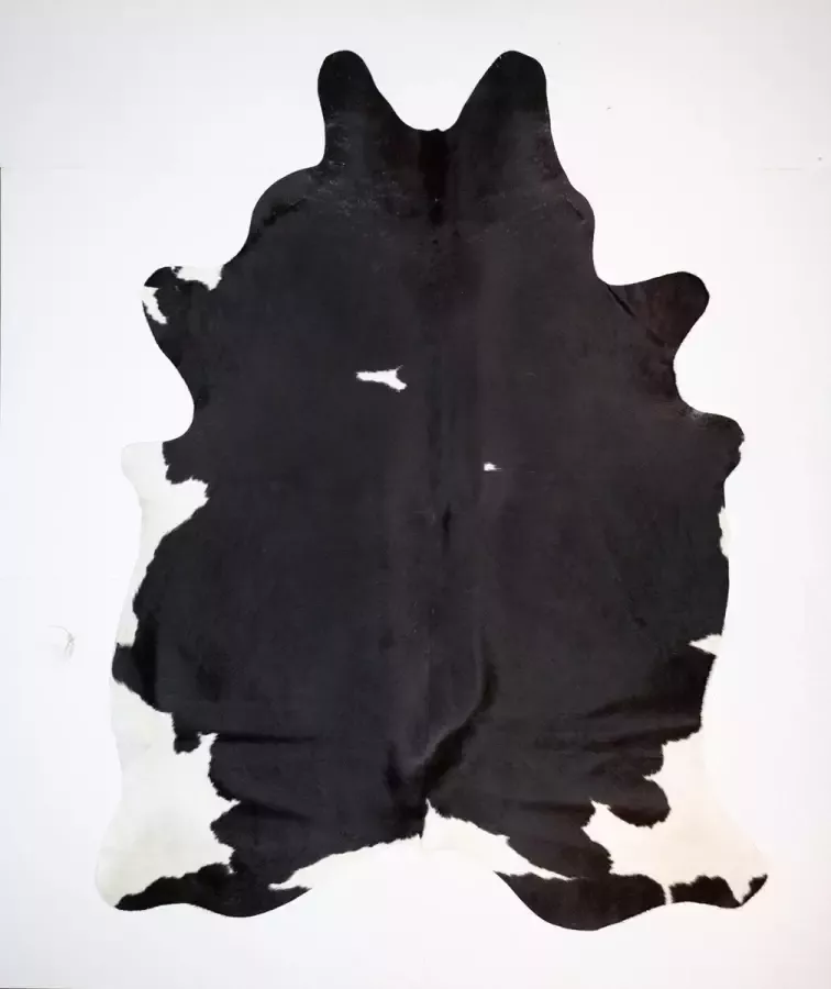 Koelap Koeienhuid Vloerkleed Zwartwit Egaal XL 200 x 260 cm 1004840
