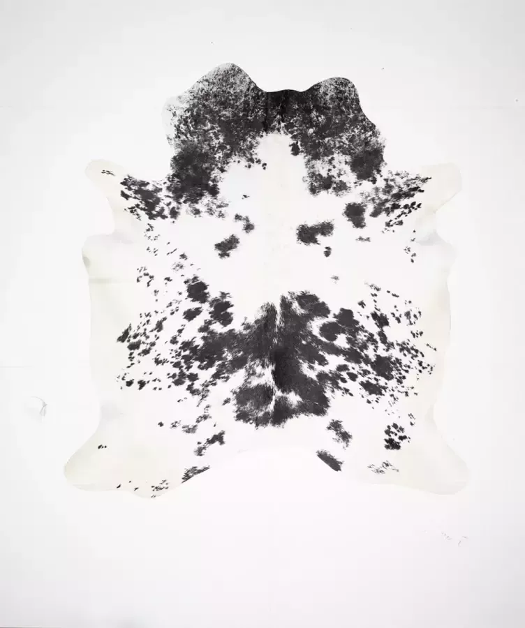 Koelap Koeienhuid Vloerkleed Zwartwit Gevlekt Salt & Pepper 195 x 205 cm 1005086