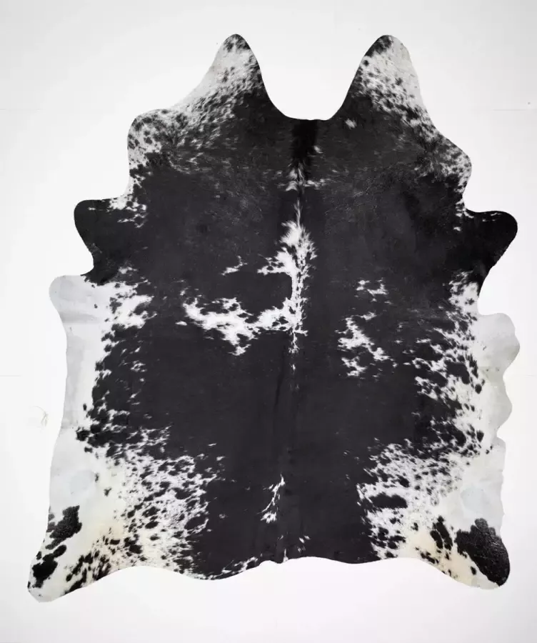 Koelap Koeienhuid Vloerkleed Zwartwit Gevlekt Salt & Pepper 225 x 260 cm 1005087