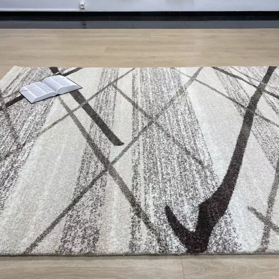 Koho Carpets Crème Tapijt Dik Laagpolig Vloerkleed Koho Zen Premium Feeling 80x150cm- Modern Woonkamer Salon Slaapkamer Eetkamer