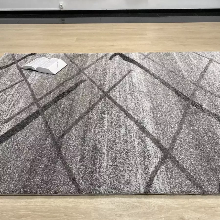 Koho Carpets Grijs Tapijt Dik Laagpolig Vloerkleed Koho Zen Premium Feeling 200x290cm- Modern Woonkamer Salon Slaapkamer Eetkamer