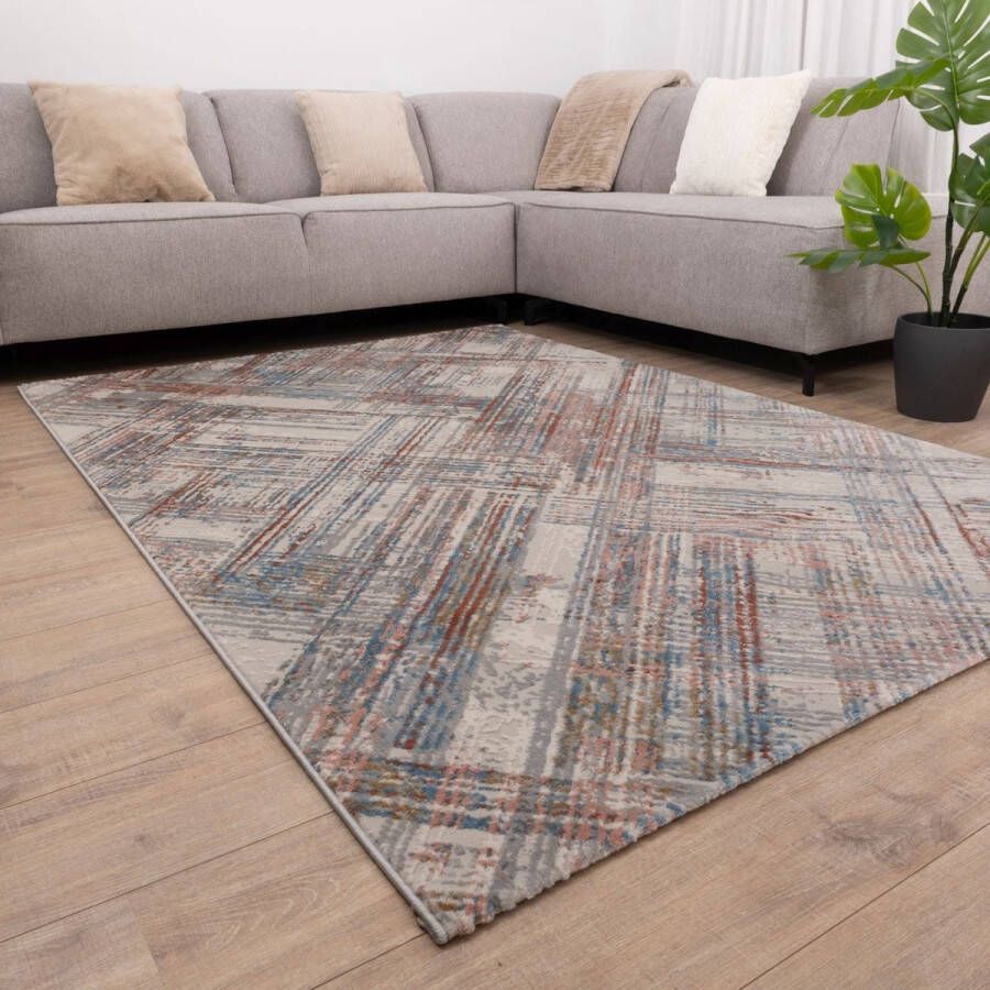 Koho Carpets Kleurrijk Tapijt Colourful Laagpolig Vloerkleed Koho Impressive 80x150cm- Modern Woonkamer Salon Slaapkamer Eetkamer