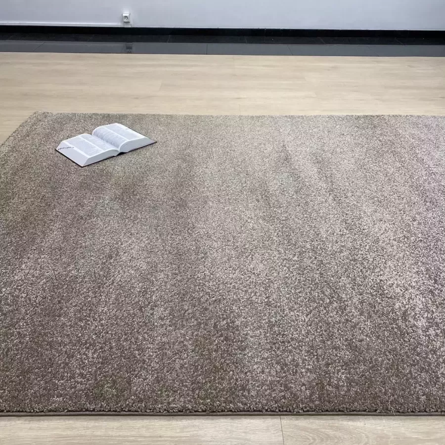 Koho Carpets Taupe Tapijt Laagpolig Vloerkleed Koho Amazing Touch 160x230cm- Modern Woonkamer Salon Slaapkamer Eetkamer