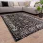 Koho Carpets Zwart Tapijt Vintage Design Laagpolig Vloerkleed Koho Impressive 160x230cm- Modern Woonkamer Salon Slaapkamer Eetkamer - Thumbnail 1