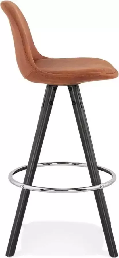 Kokoon AGOUTI MINI 65 Halfhoge Snackkruk Bruin Naturel Barkruk Design