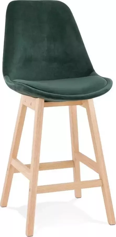 Kokoon BASIL MINI Halfhoge Snackkruk Groen Zwart Velvet Design