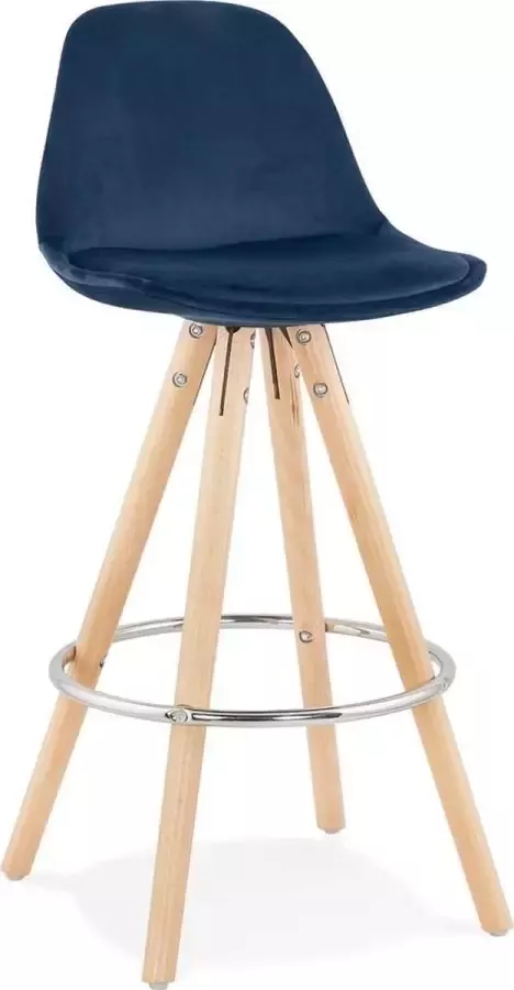 Kokoon FRANKY MINI 65 Barkruk Blauw Naturel Design