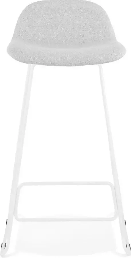 Kokoon VANCOUVER Barkruk Licht Grijs Wit Design