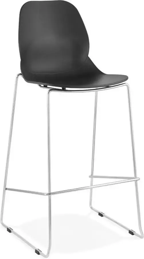 Joya ZIGGY Barkruk Zwart Chrome Kokoon Design