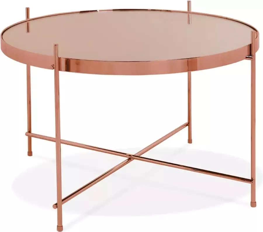 Kokoon Design Salontafel ESPEJO MEDIUM koper spiegelglas