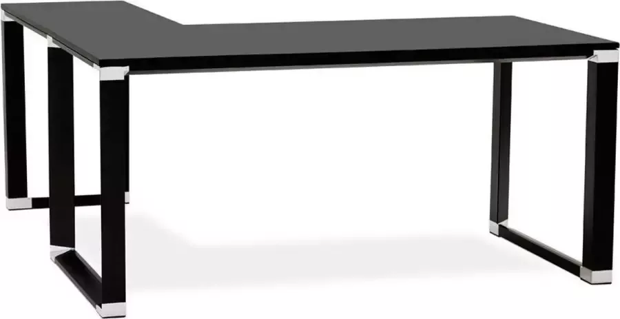 Kokoon Design hoekbureau Warner zwart 170 cm Design