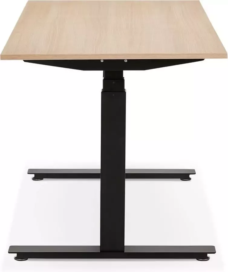 Kokoon Elektrisch verstelbaar bureau DROIDE naturel zwart 160 x 80 Design