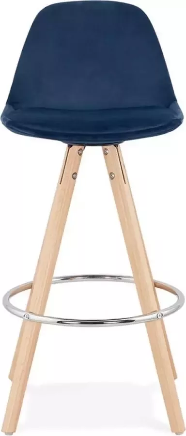 Kokoon FRANKY MINI 65 Barkruk Blauw Naturel Design