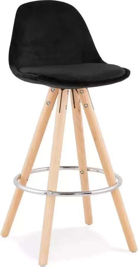 Kokoon FRANKY MINI 65 Barkruk Zwart Naturel Design