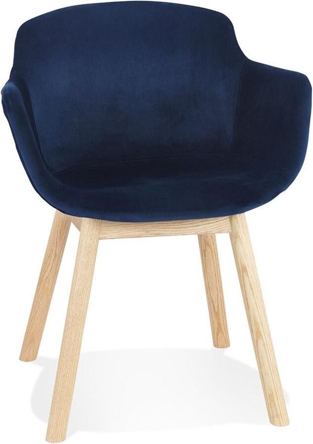 Kokoon Maysun Design Stoel FRIDA Blauw Naturel