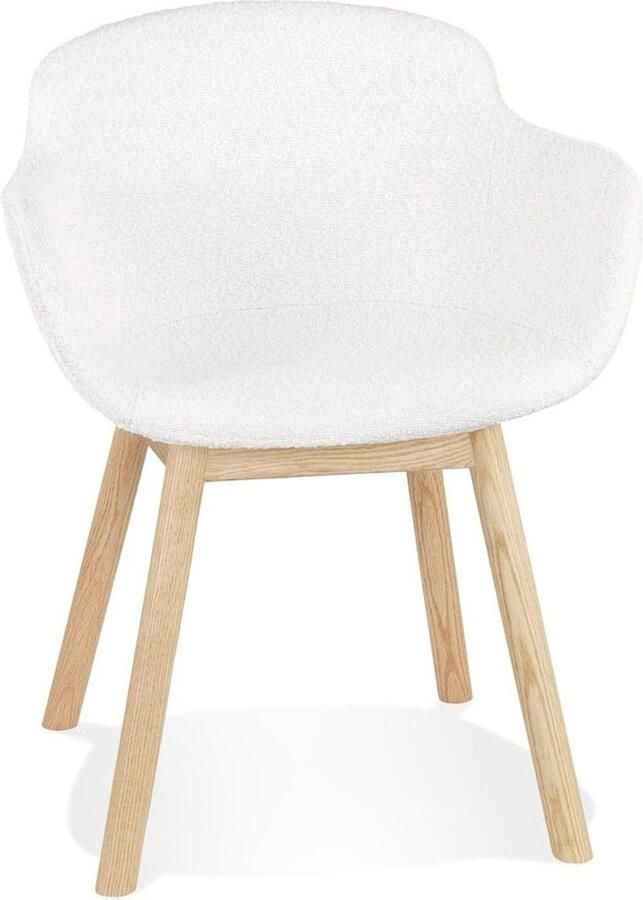 Kokoon Maysun Design Stoel MOUTOU Wit Naturel