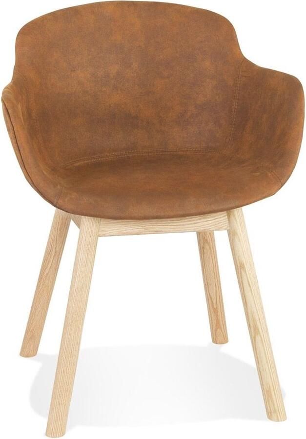 Kokoon Maysun Design Stoel RUPERT Bruin Naturel