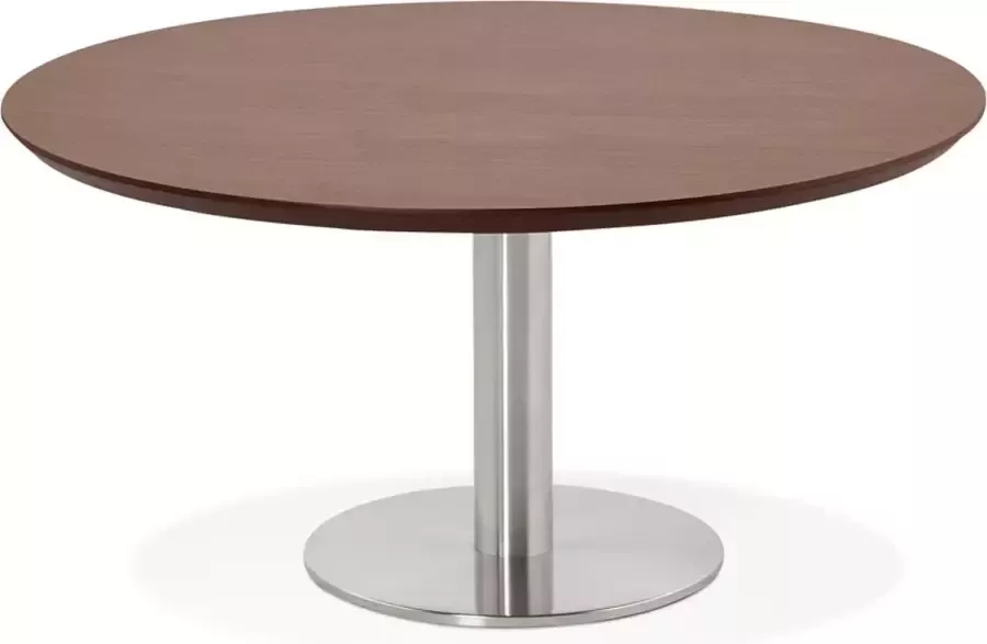 Kokoon Maysun Salontafel SILKE Walnoot Ø90x45cm