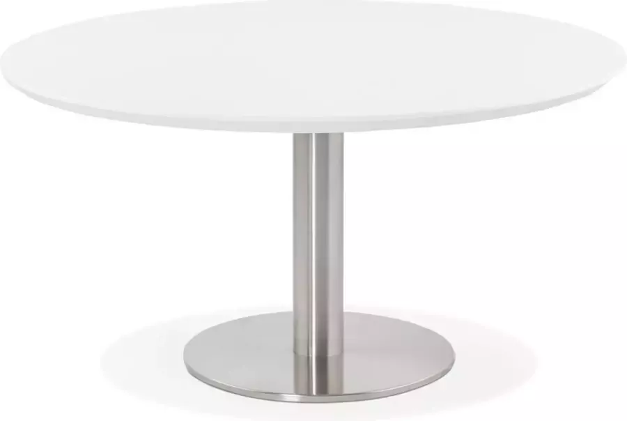 Kokoon Maysun Salontafel SILKE Wit Ø90x45cm