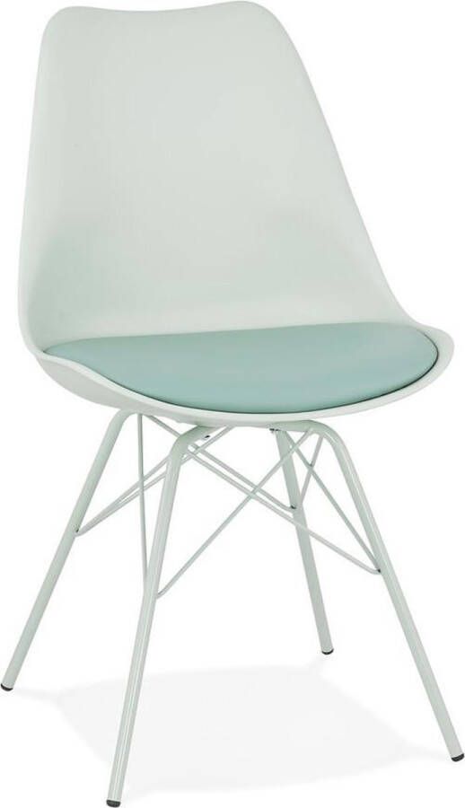 Bondy Living Kuipstoel FABRIK wit licht groen Kokoon Design