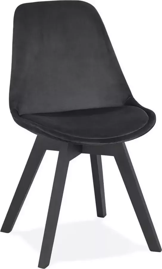 Kokoon Velvet Kuipstoel PHIL Velvet zwart Design
