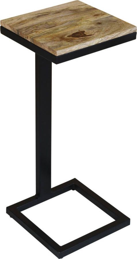 Koloniaal teakhuis Bijzettafel naast bank rechthoek-Mangohout-Industrieel