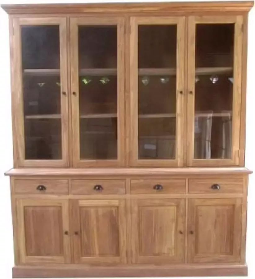 Koloniaal teakhuis buffetkast- nieuw teakhout-model Roos