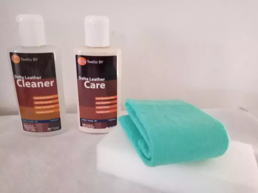 koloniaal teakhuis Delta Leather Care set