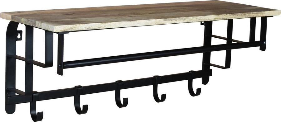 Koloniaal teakhuis Kapstok-Mangohout-Industrieel-Goedkoop