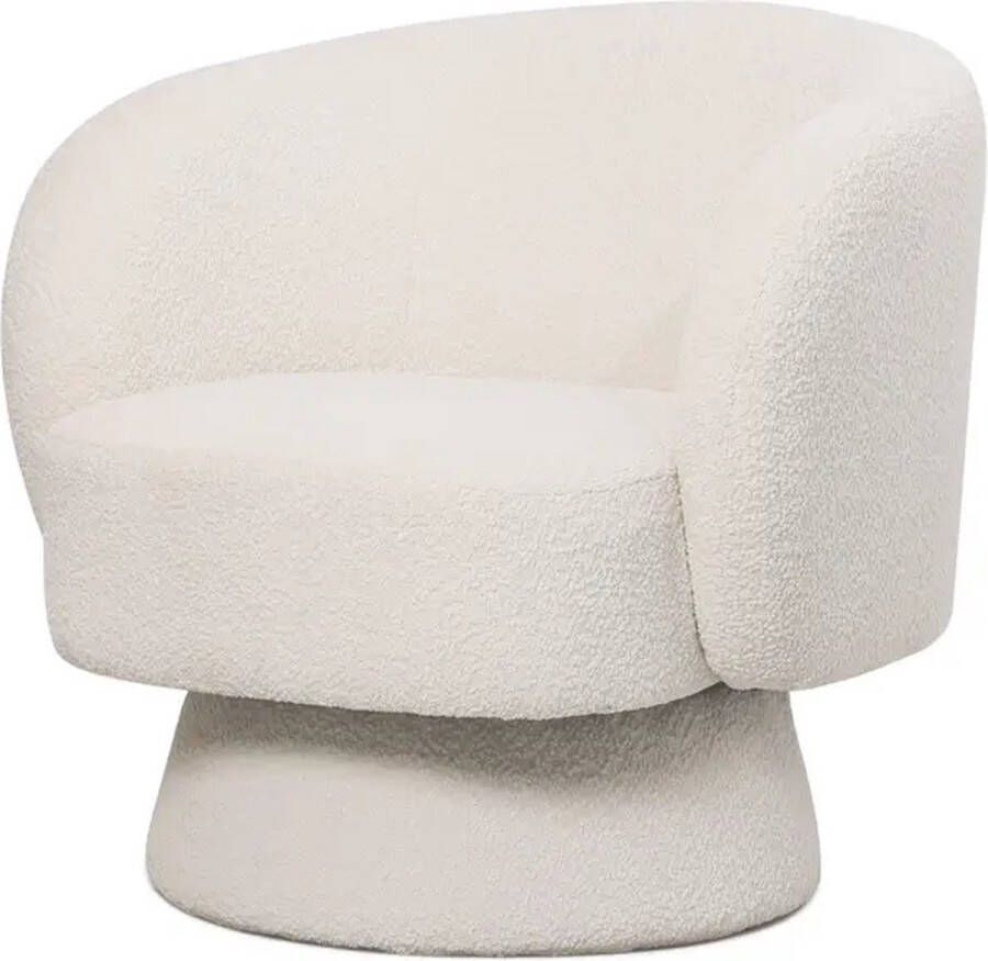 Kolony Fauteuil Esmee in stof Bouclé naturel