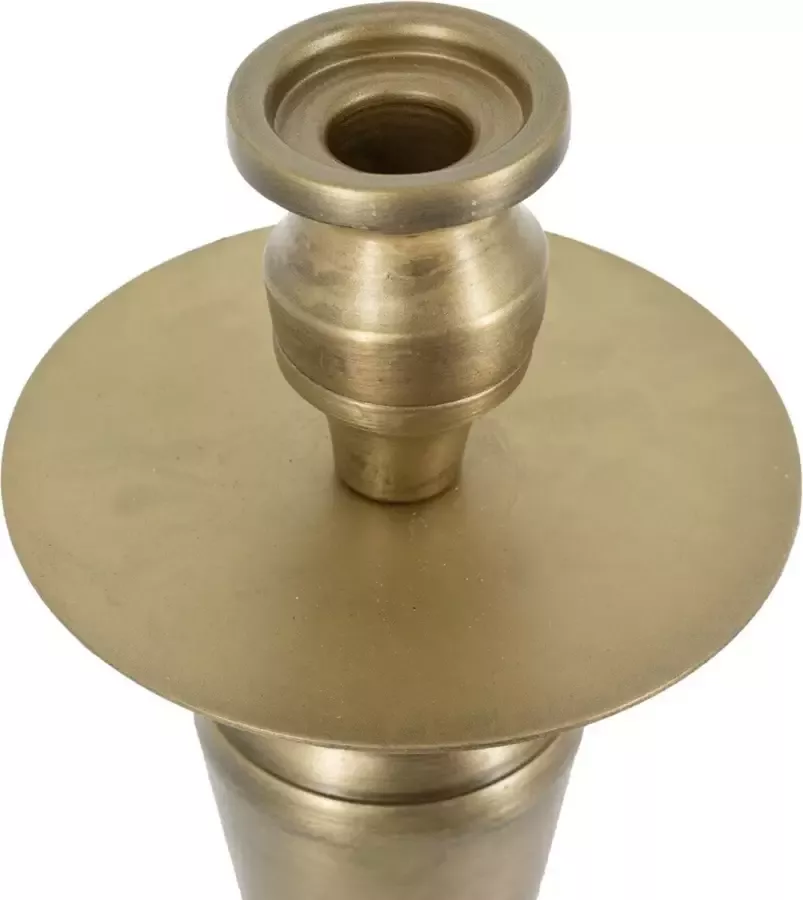 Kolony Kaarsenstandaard goud metaal metalen kaarsenstandaard 20x20x73 5cm
