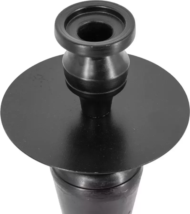 Kolony Kaarsenstandaard zwart metaal 5 5x18x49cm candle holder