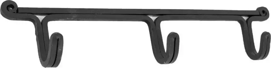 Homebound by Kolony HomeBound by KY Kapstok met 3 haken zwart ophanghaken