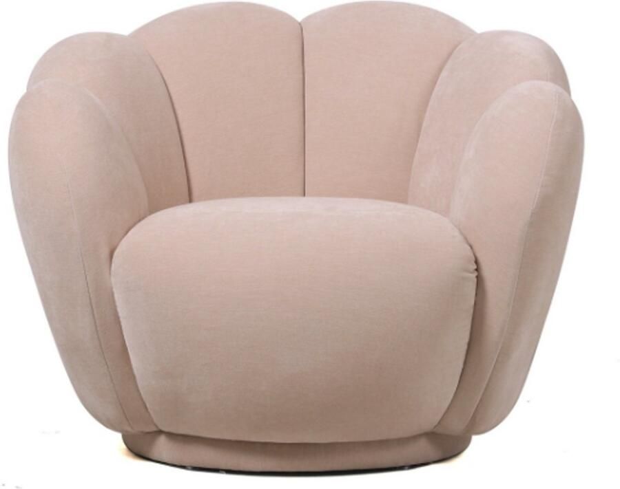 Kolony Schelp Fauteuil Liora Draaisysteem Beige 93x81x70 cm - Foto 2