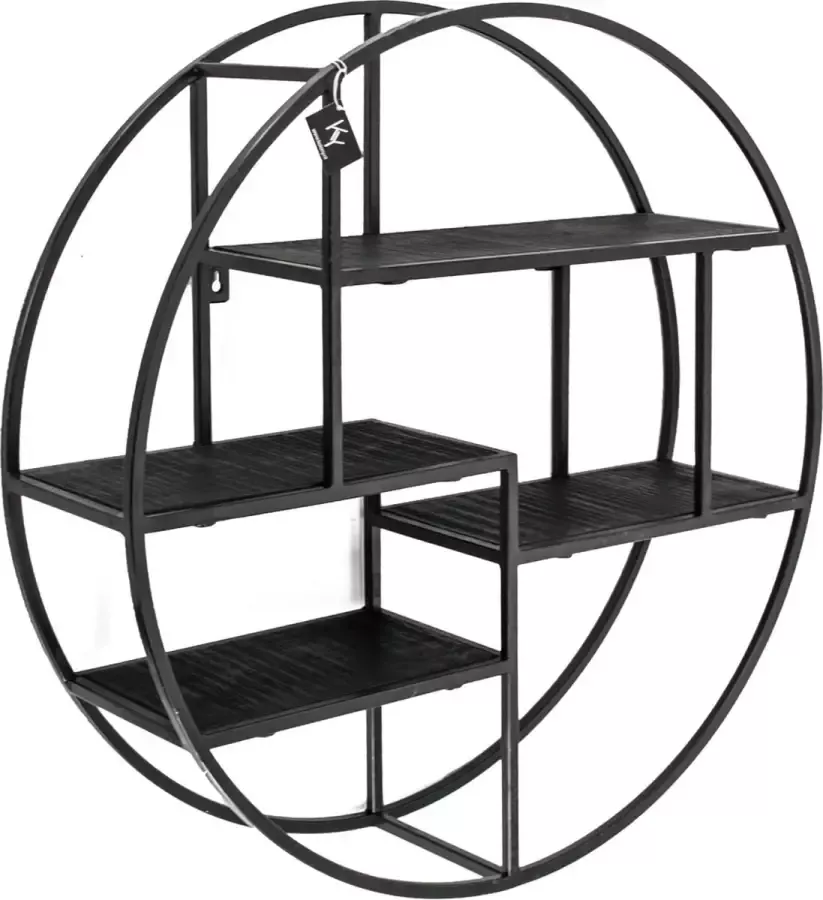 Homebound by Kolony Wandrek Mango Zwart Mango Wandrek 75 cm Industrieel Wandrek