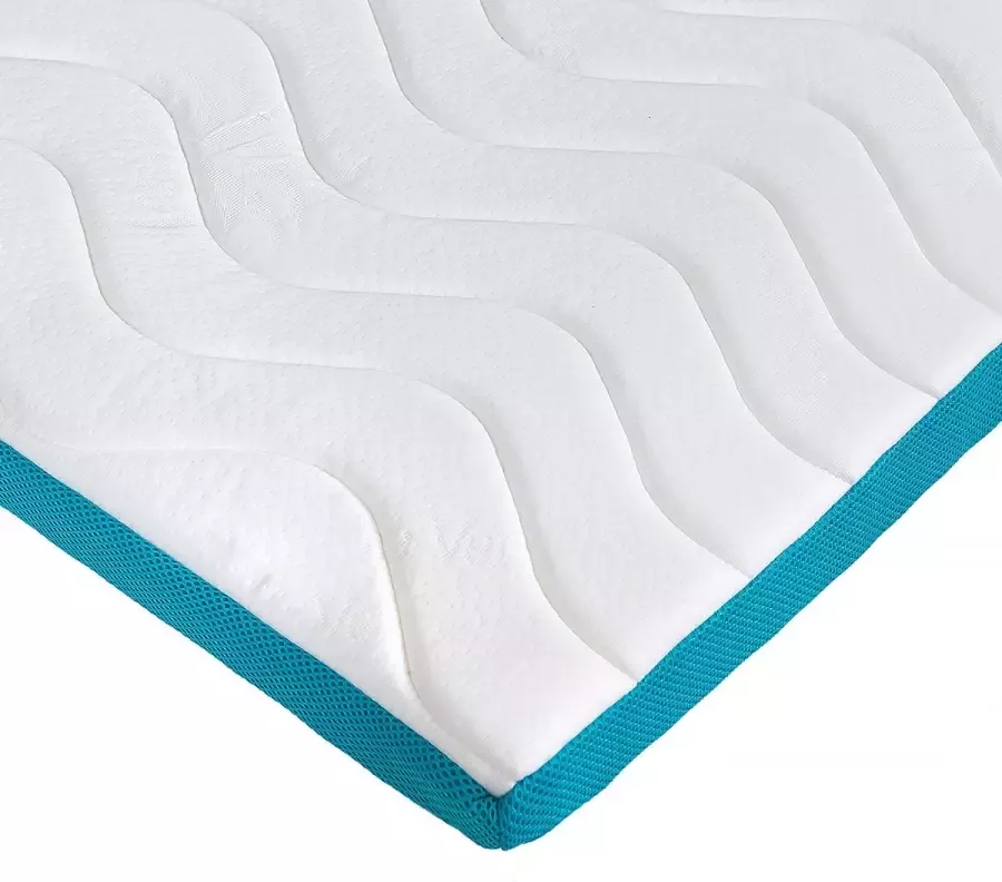 Komfortec Topper 135x200x5 cm Traagschuim Topdekmatras Orthopedisch Afneembaar en Wasbaar