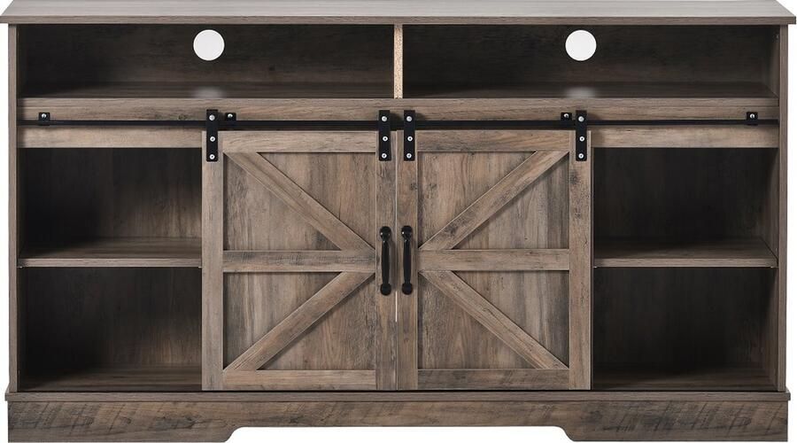 KOMHTOM Tv-meubel voor woon- en eetkamer Ladekast Grijs afwasbaar dressoir