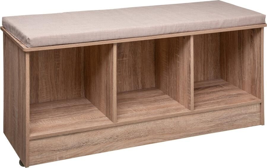 Konges Slöjd 5Five Houten bank 3 Opbergruimtes L105 cm