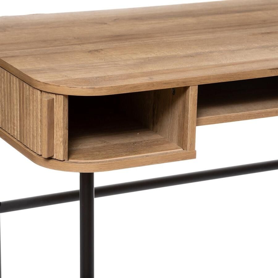 Konges Slöjd Atmosphera Colva bureau 2 schuifdeuren Bruin en zwart