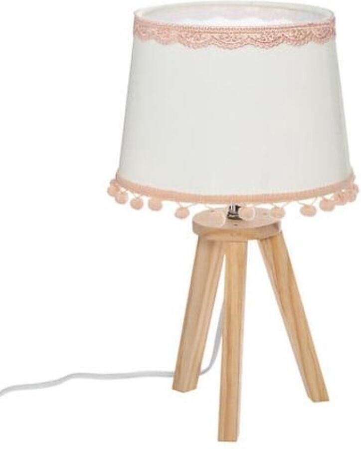 Konges Slöjd Atmosphera Kids Tafellamp Pompons Ø18xH33cm Wit