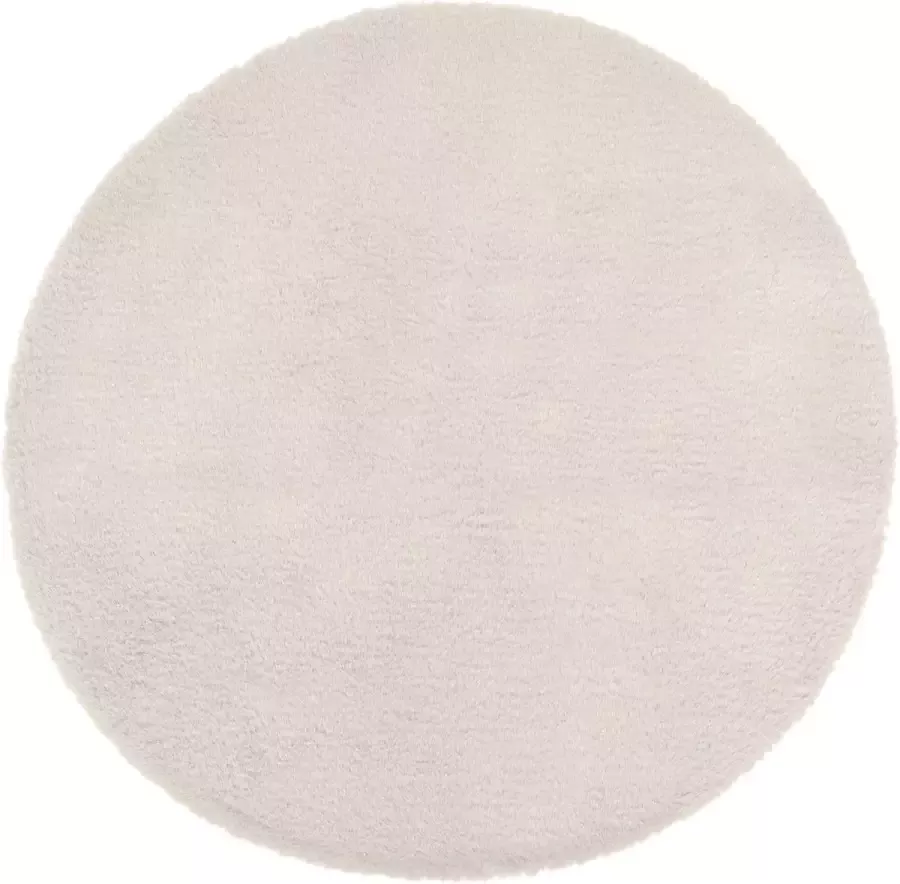 Atmosphera Vloerkleed Ivoor Rond 80x80cm Extra zacht