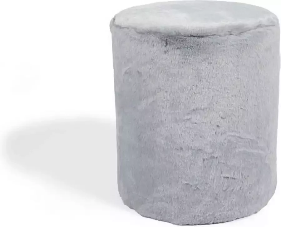 Wild&Soft Wild & Soft Poef medium Koala grey Super zacht