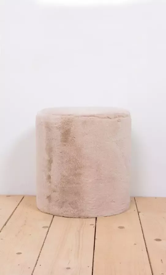 Wild&Soft Wild & Soft Poef medium Vanilla cream Super zacht