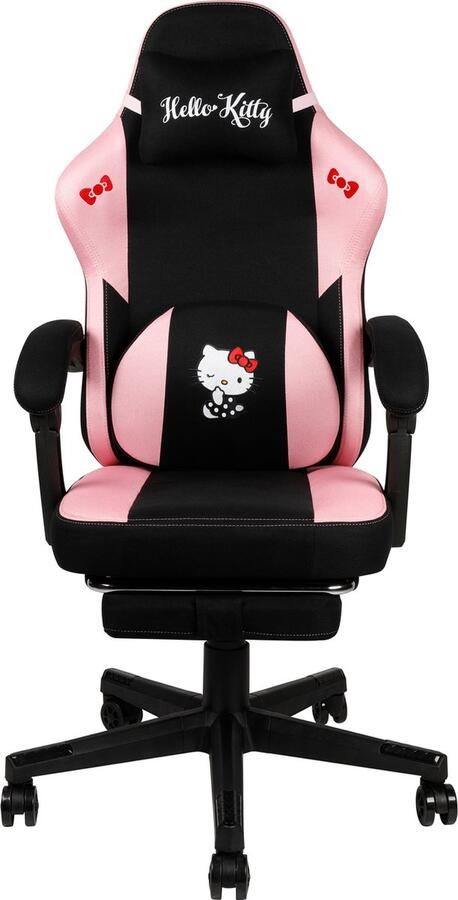 Konix Hello Kitty premium gaming chair 360° draaibaar max 150kg verstelbaar ergonomisch