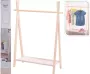 H&S Collection H&S Kledingrek voor kinderen hout 80 x 100 cm kapstok - Thumbnail 3