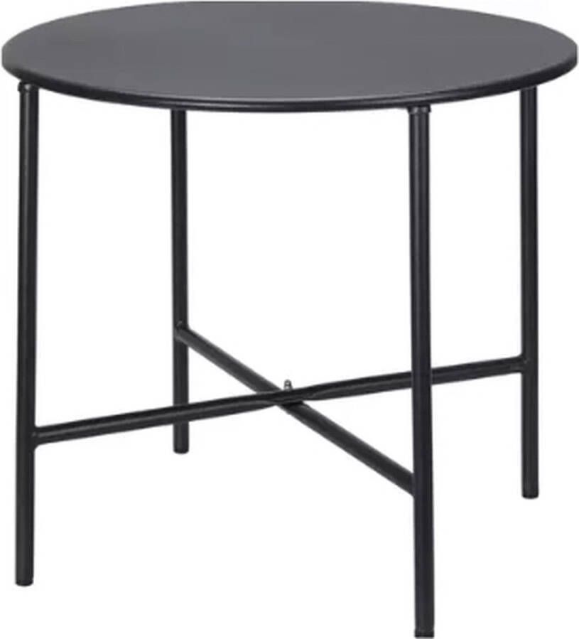 Koopman International BIJZETTAFEL ROND 50CM ZWART