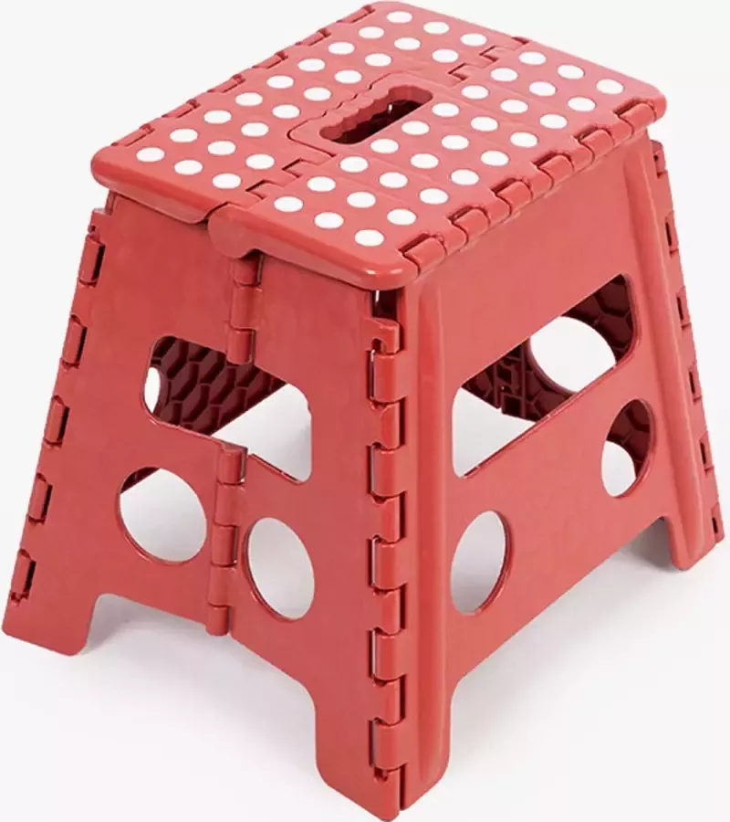 Opvouwbaar Krukje -Opstapje – Stevig Antislip – Ruimtebesparend – Max. 100 kg – Voor Keuken Badkamer