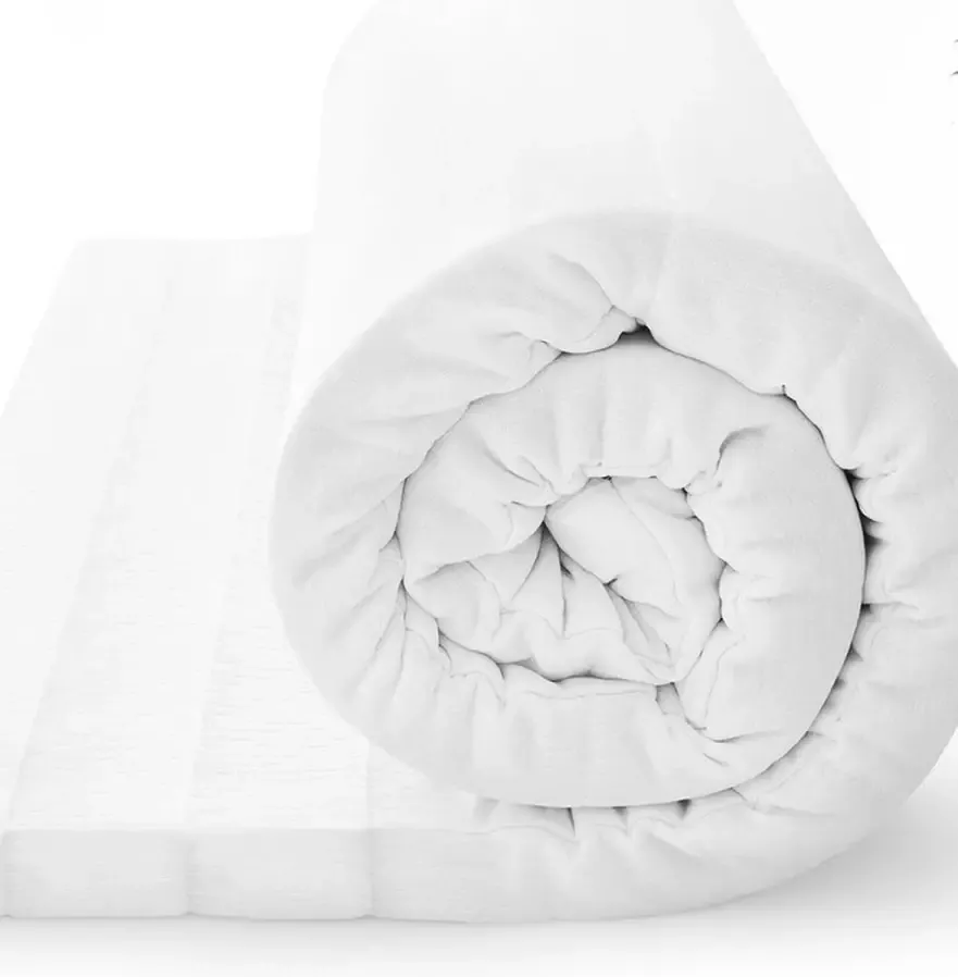 Kosmosmatrassen.nl Topdek matras -Topper Koudschuim-Topmatras HR 45 90x210x9cm dik-Anti Allergisch Hoes