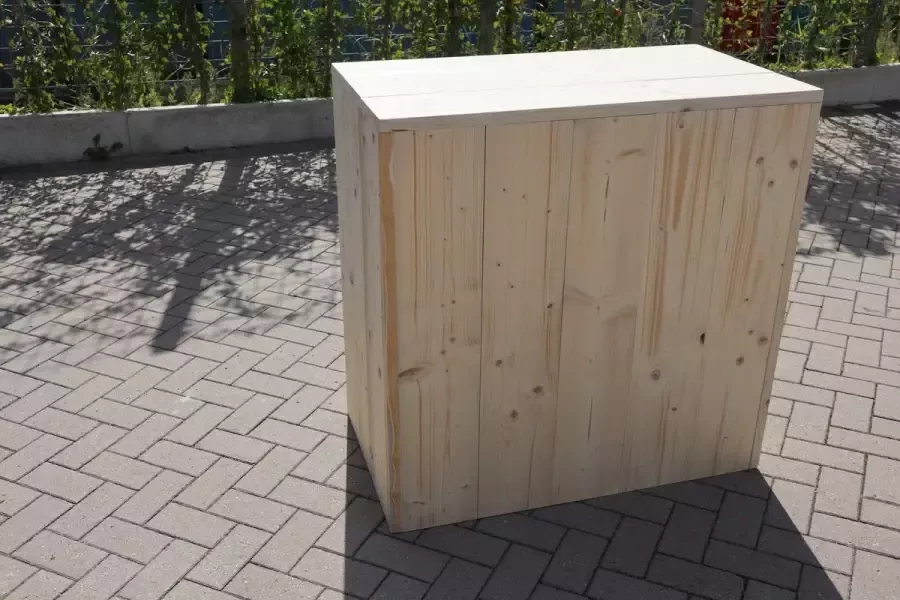 KSM-Steigerhout Balie “Roma Luxe” van Nieuw steigerhout – Steigerhouten bar – Toog van hout – 100cm