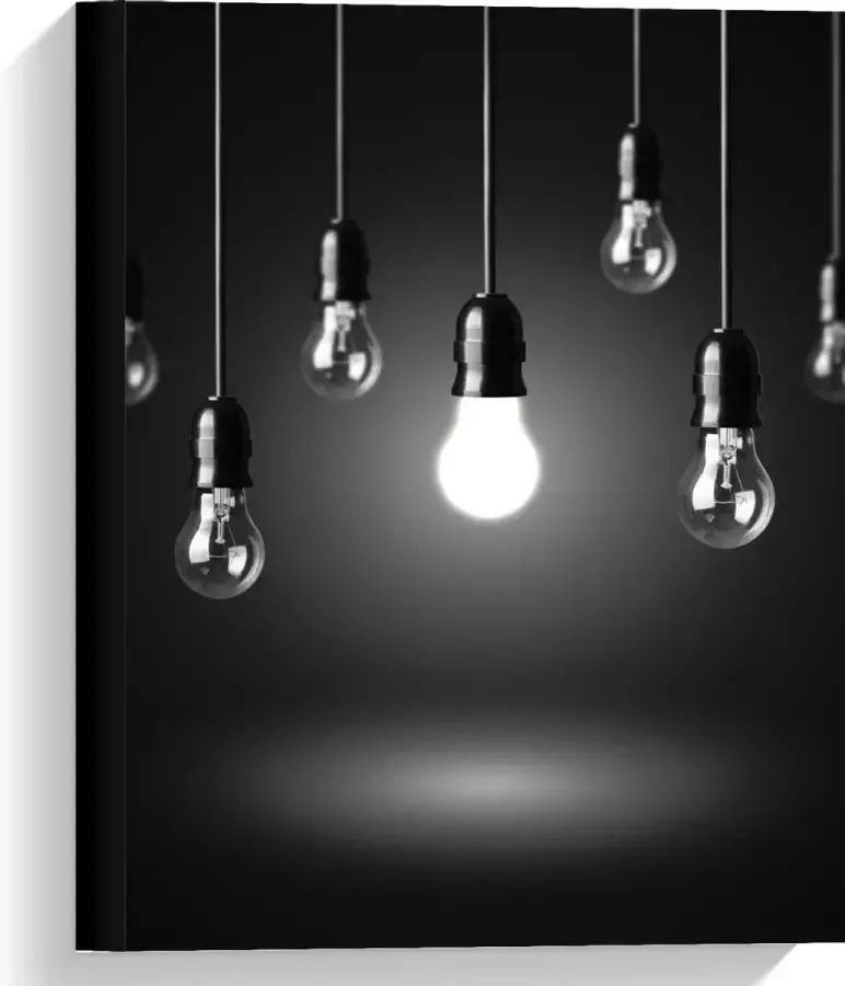 KuijsFotoprint Canvas Zwevende Lampen 30x40cm Foto op Canvas Schilderij (Wanddecoratie op Canvas)